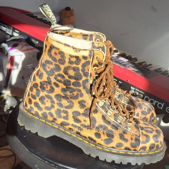 Dr Martens Leopard Print Boots